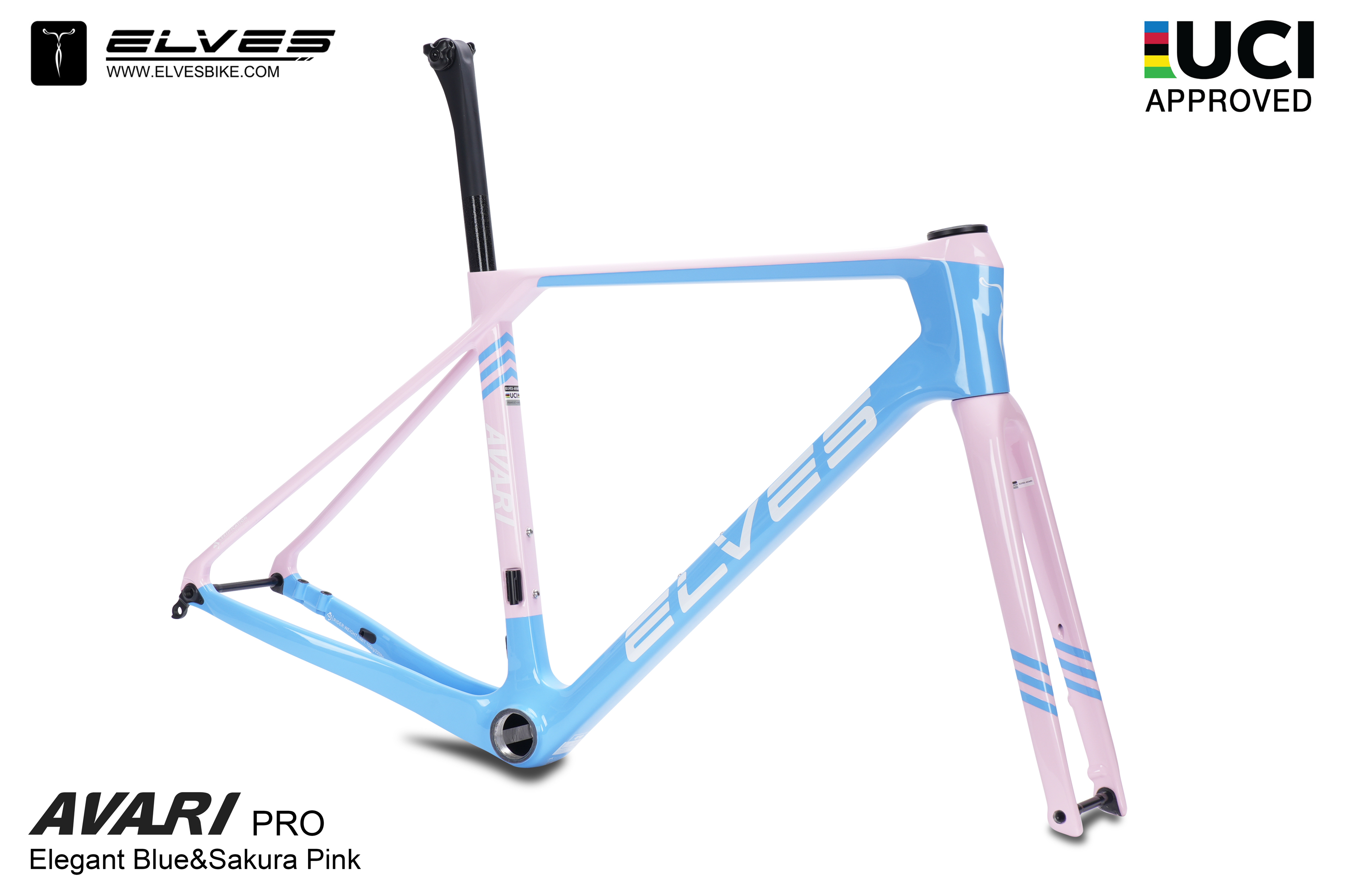 Elegant Blue & Sakura Pink
