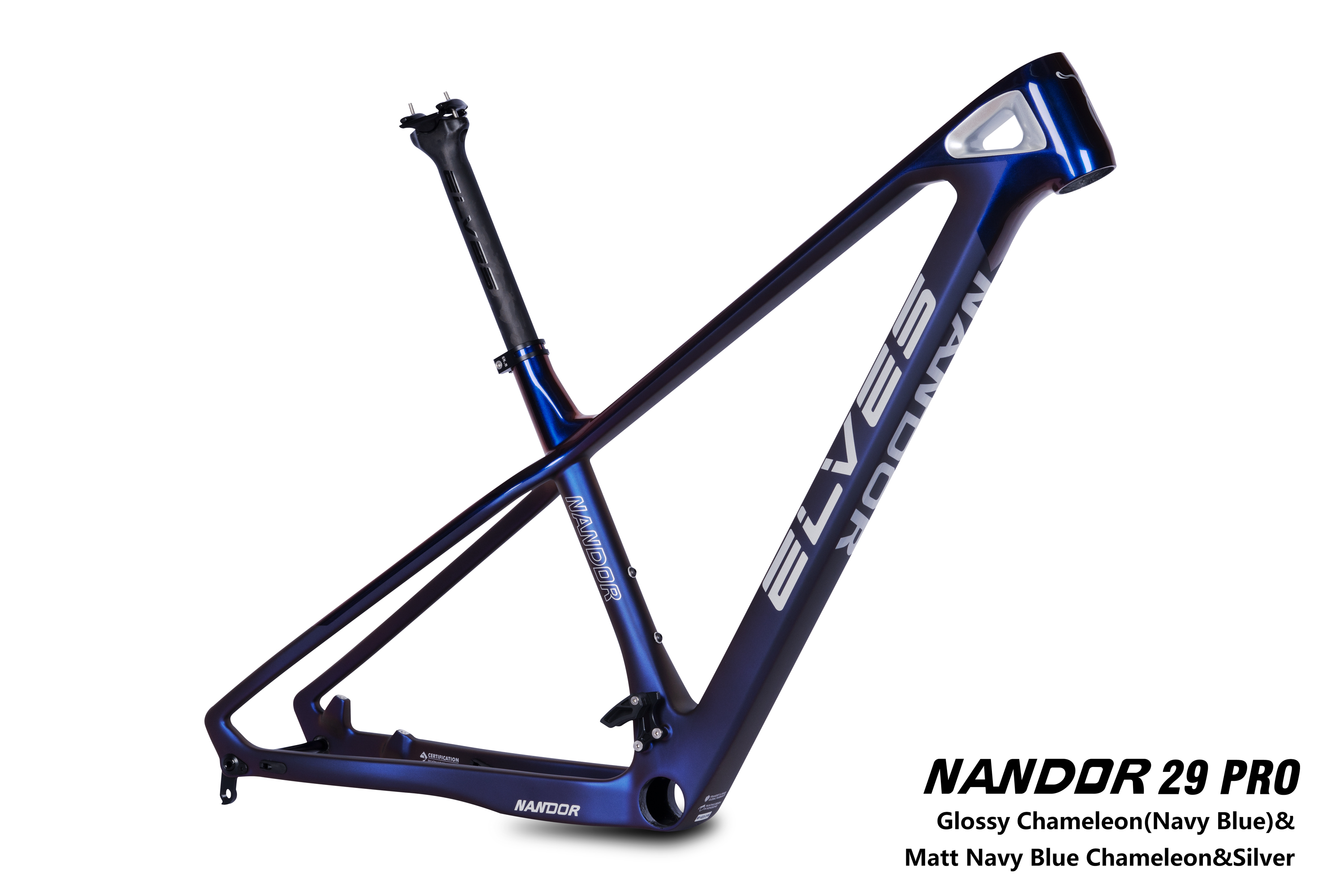 Chameleon (Navy Blue) & Matt Navy Blue & Silver